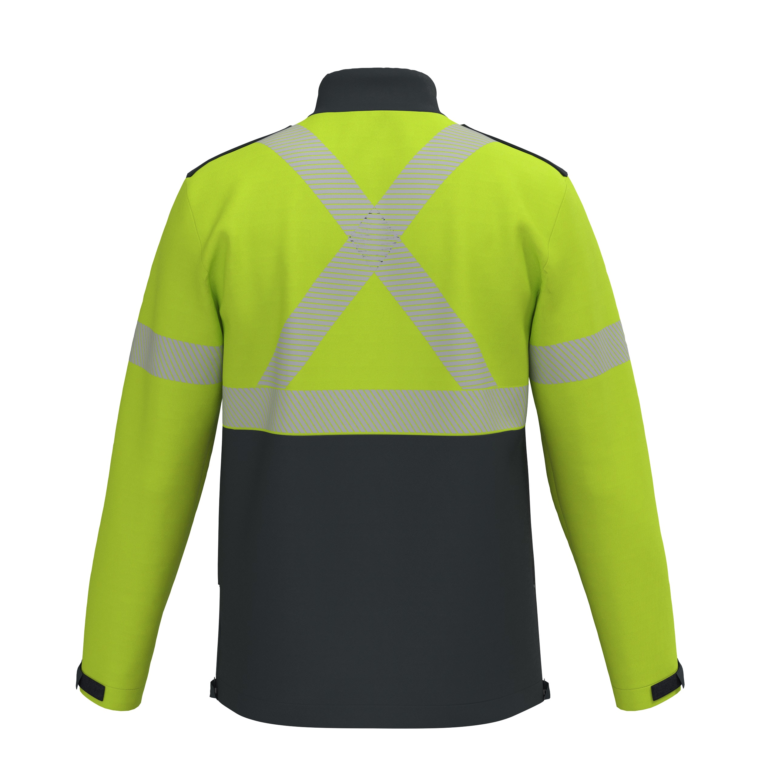 Men Navy 1-4 Zip Back